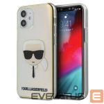 Aizmugurējais vāciņš Karl Lagerfeld  Karl Lagerfeld Iridescent Karl's Head Case for iPhone 12 mini - Multicolor 