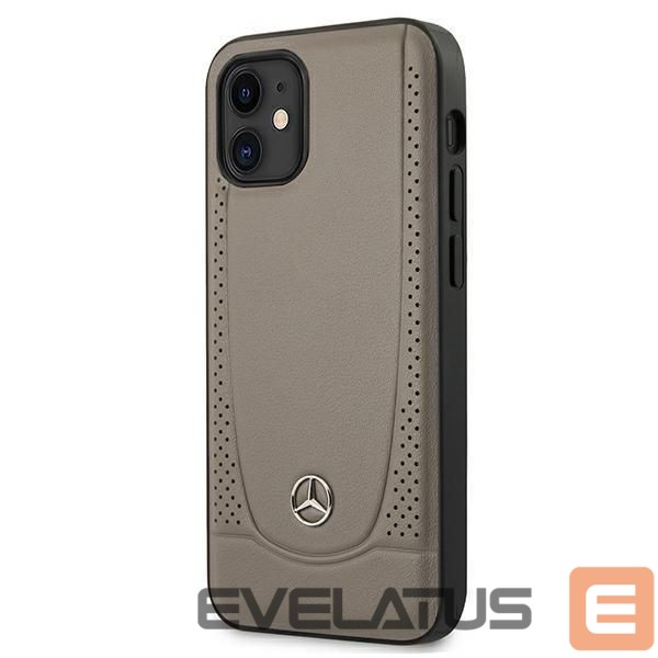 Aizmugurējais vāciņš Mercedes-Benz Mercedes Urban Line Case for iPhone 12 mini - Brown