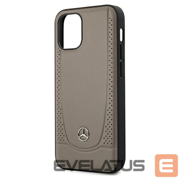 Aizmugurējais vāciņš Mercedes-Benz Mercedes Urban Line Case for iPhone 12 mini - Brown