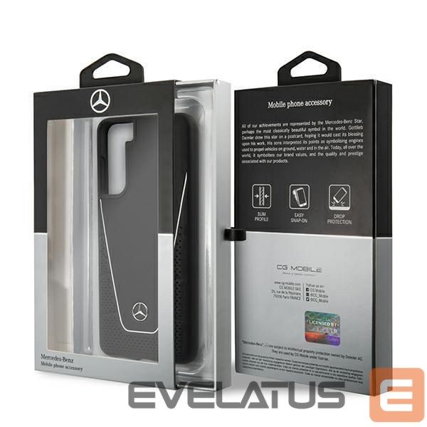 Aizmugurējais vāciņš Mercedes-Benz Mercedes Dynamic Line Case for Samsung Galaxy S21+ - Black
