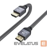 Kabelis Wozinsky  Wozinsky cable HDMI 2.1 8K 60 Hz 48 Gbps / 4K 120 Hz / 2K 144 Hz 2 m silver (WHDMI-20) 