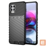 Aizmugurējais vāciņš Hurtel  Thunder Case Flexible Tough Rugged Cover TPU Case for Motorola Moto G100 / Edge S black 