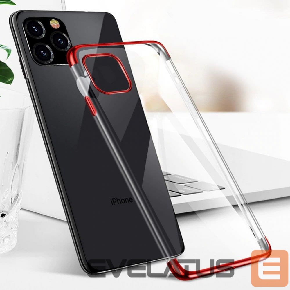 Aizmugurējais vāciņš Hurtel Transparent || Red