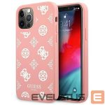 Aizmugurējais vāciņš Guess  Guess GUHCP12LLSPEWPI iPhone 12 Pro Max 6.7" pink/pink hard case Peony Collection
