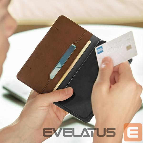 Aizmugurējais vāciņš UNIQ Uniq Journa case for iPhone 12 / iPhone 12 Pro - gray