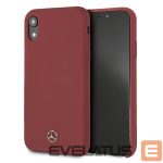 Aizmugurējais vāciņš Mercedes-Benz  Mercedes Silicone Line iPhone Xr Case - Red 