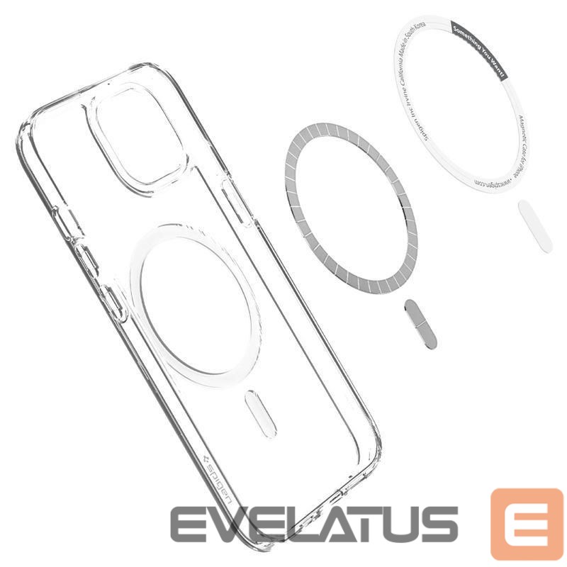 Aizmugurējais vāciņš Spigen Transparent || White