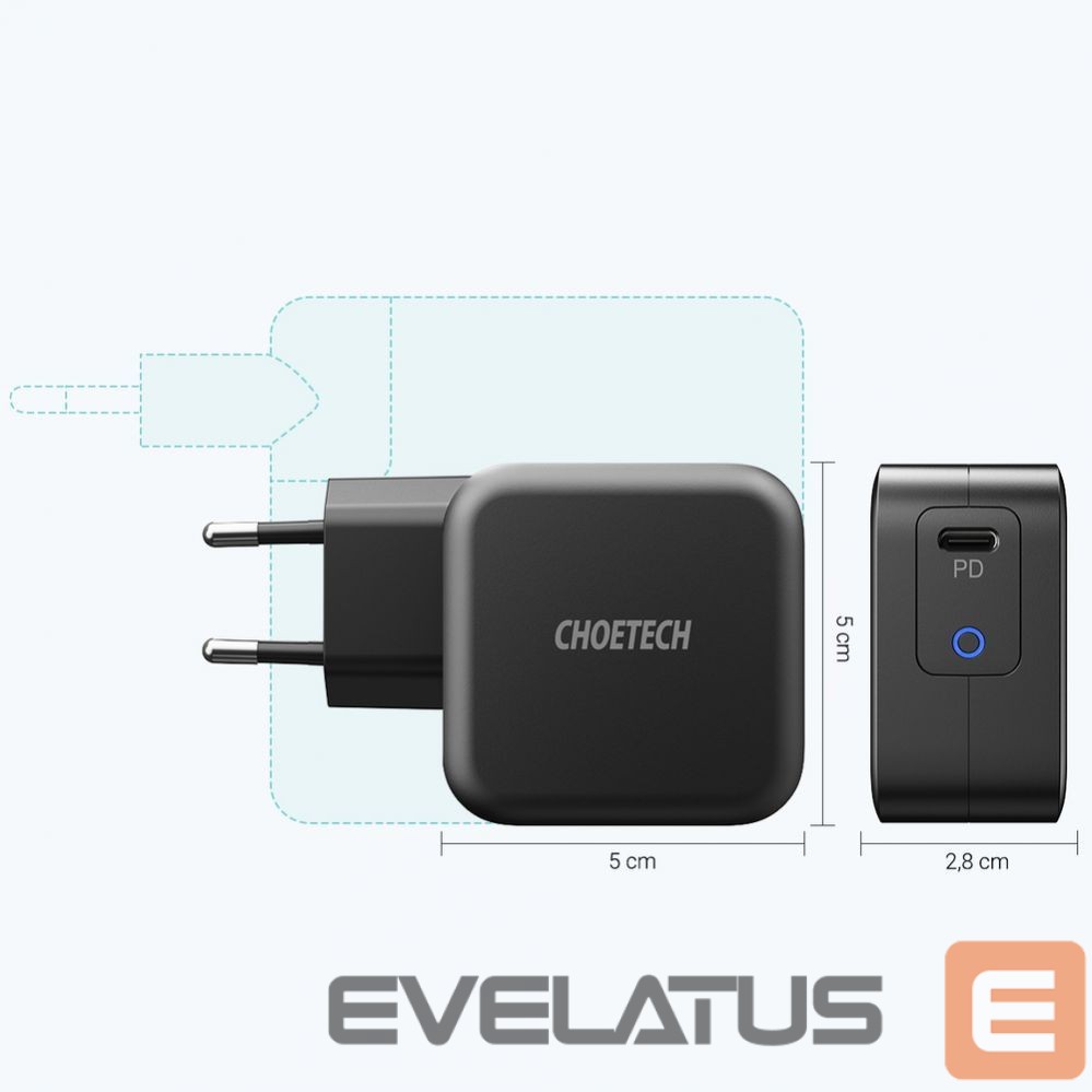 Adapteris Choetech without cable