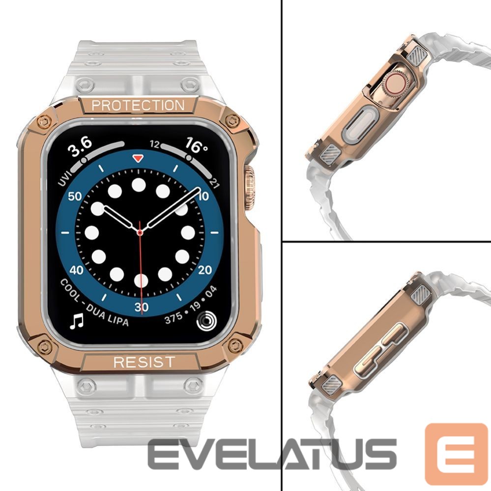 Aizmugurējais vāciņš Hurtel Gold || White