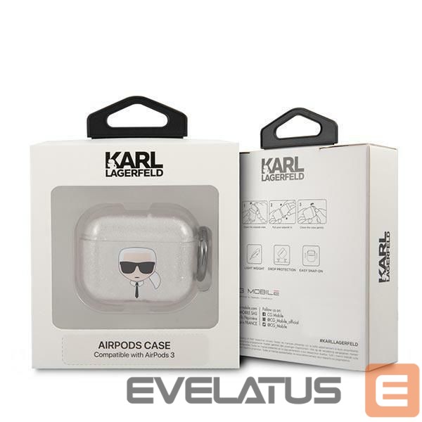 Aizmugurējais vāciņš Karl Lagerfeld Silver