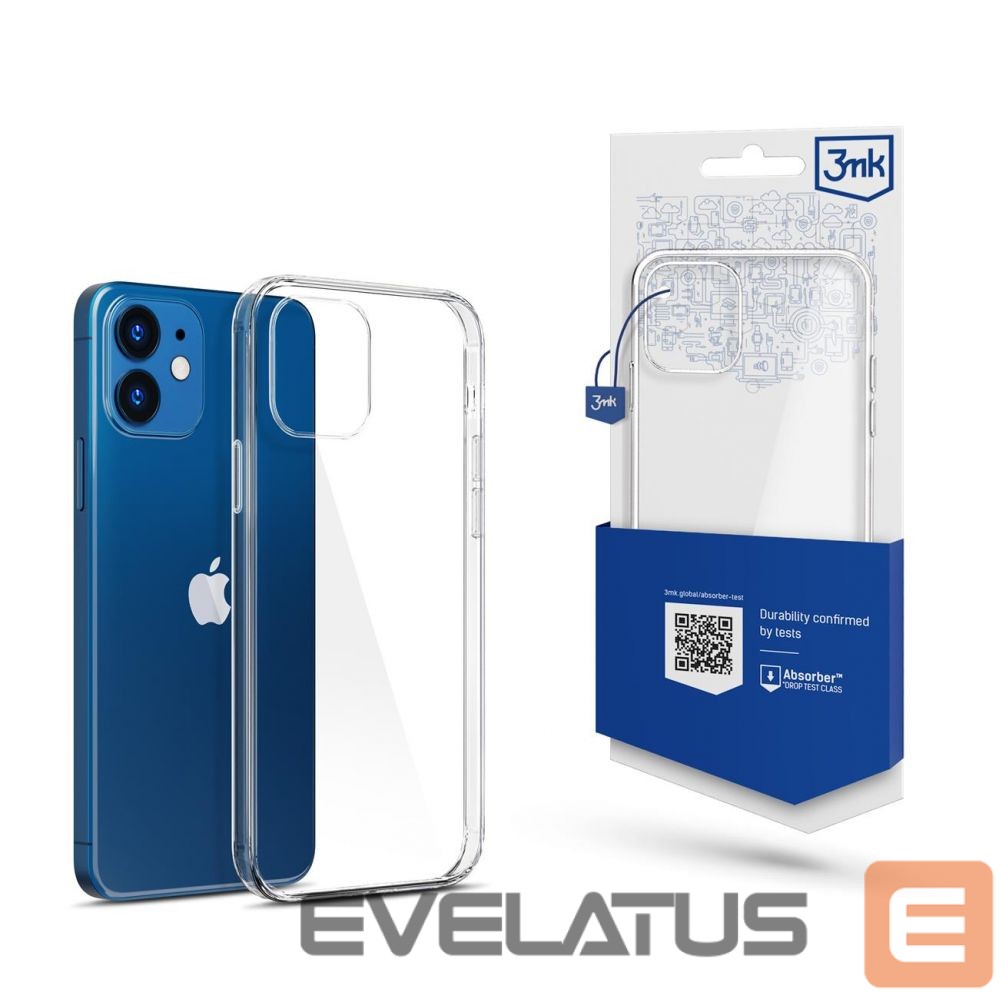 Aizmugurējais vāciņš 3MK Apple iPhone 12 Mini - 3mk Clear Case