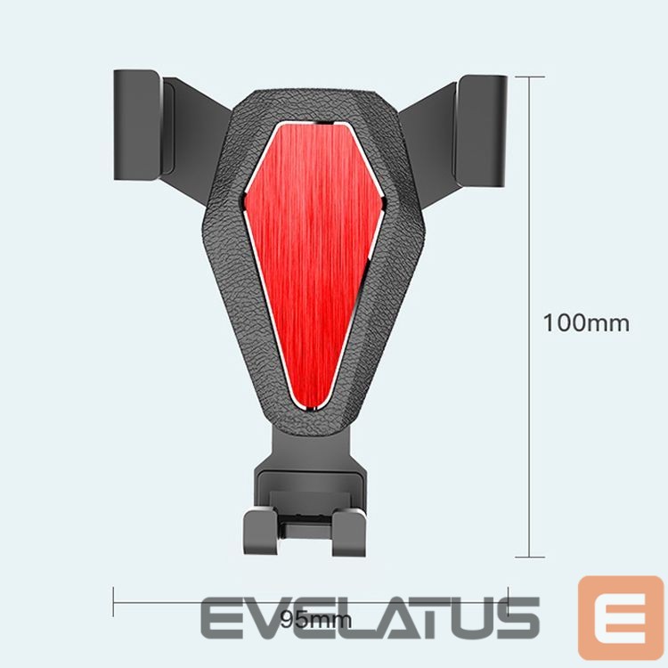 Auto turētājs Hurtel Gravity smartphone car holder, silver (YC07)