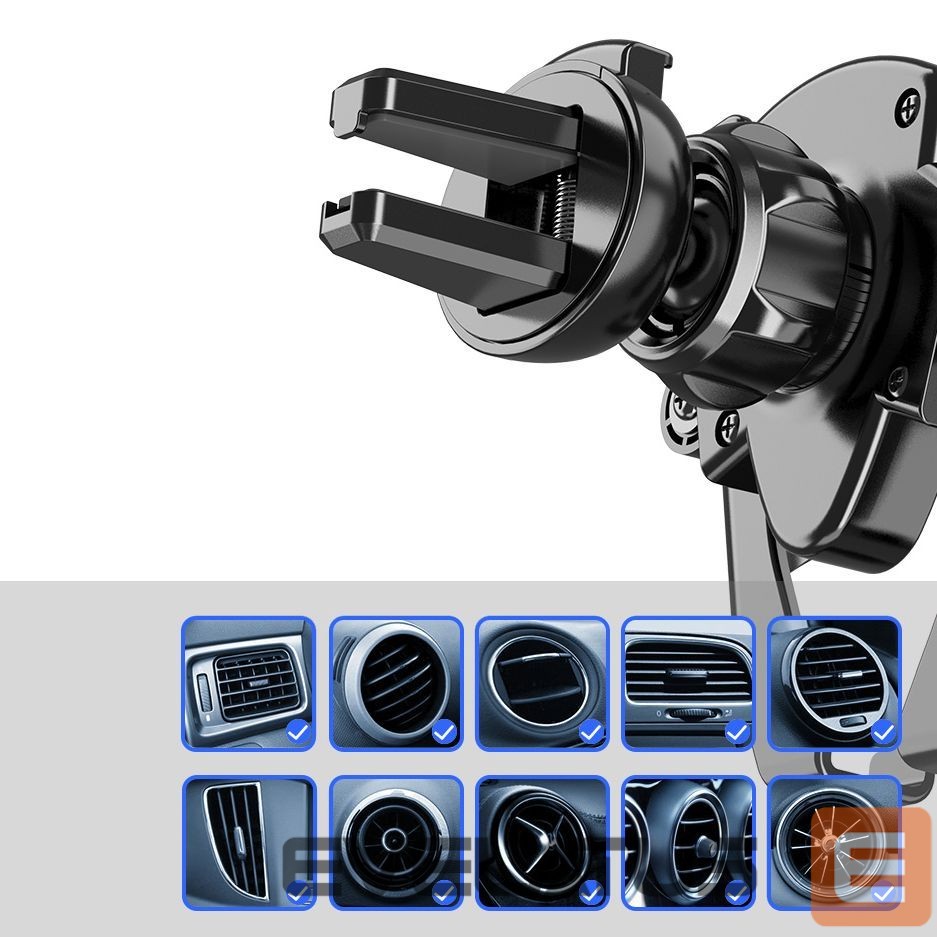Auto turētājs Hurtel Universal Gravity Car Holder Dark Gray (YC05)