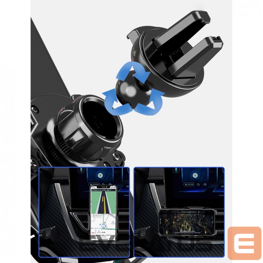 Auto turētājs Hurtel Universal Gravity Car Holder Dark Gray (YC05)