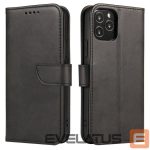 Aizmugurējais vāciņš Hurtel  Magnet Case elegant case cover Huawei nova 8 black cover with stand function 