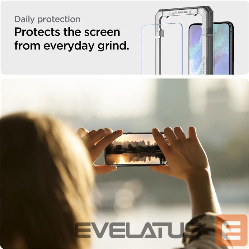 Aizsargstikls Spigen Spigen ALM Glas.tR tempered glass for Samsung Galaxy S21 FE - 2 pcs.