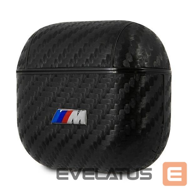 Aizmugurējais vāciņš BMW BMW PU Carbon M Collection Case for AirPods 3 - Black
