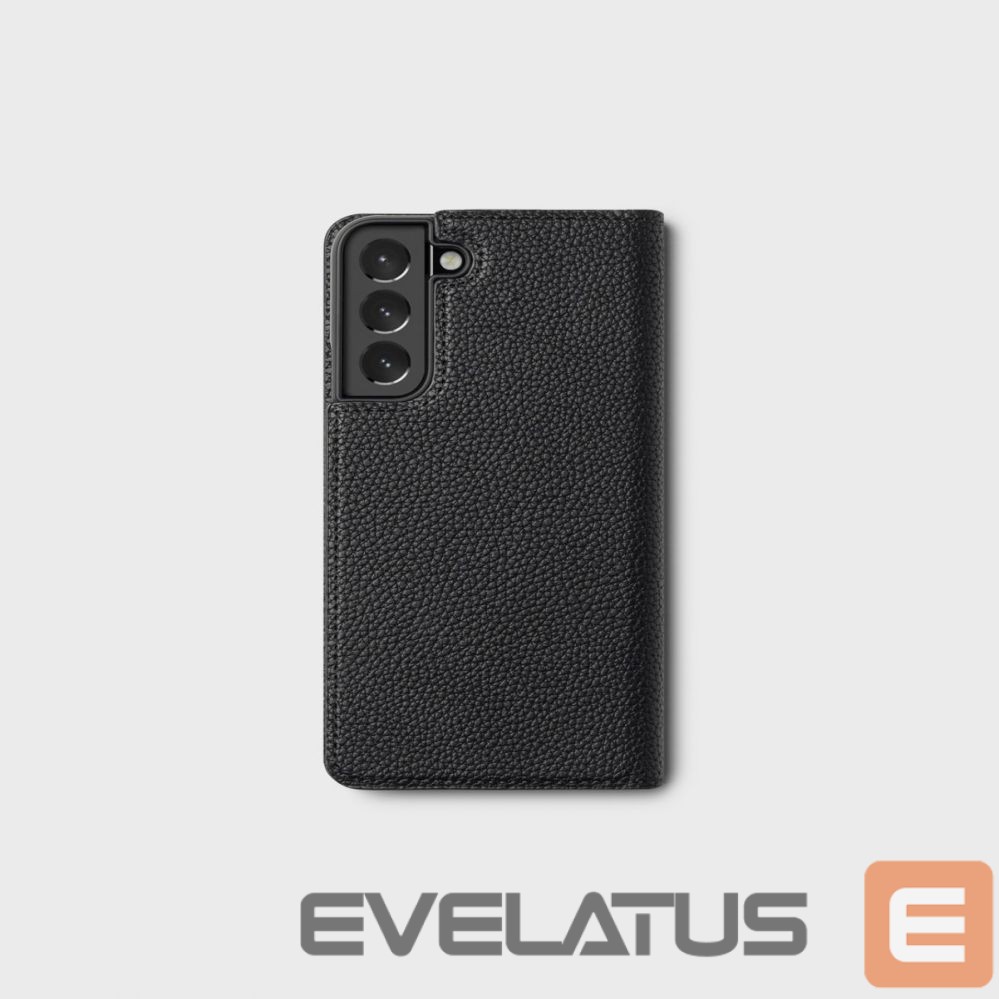 Aizmugurējais vāciņš Ringke Ringke Folio Signature Flip Leather Case for Samsung Galaxy S22 + (S22 Plus) Black (FSS118R262)