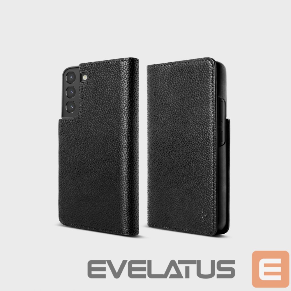 Aizmugurējais vāciņš Ringke Ringke Folio Signature Flip Leather Case for Samsung Galaxy S22 + (S22 Plus) Black (FSS118R262)