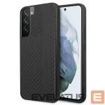 Aizmugurējais vāciņš Mercedes-Benz  AMG Carbon Stripe&Embossed Case for Samsung Galaxy S22+ - Black 