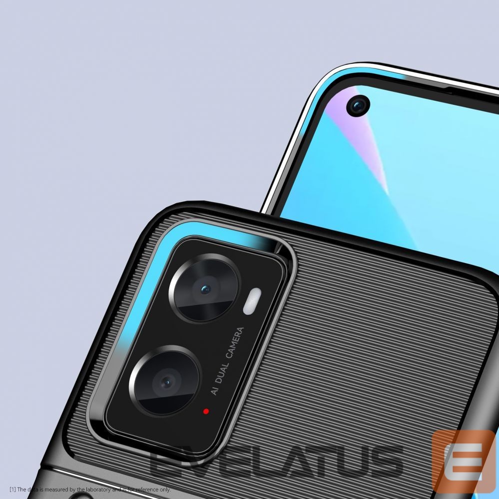 Aizmugurējais vāciņš Hurtel Thunder Case flexible armored cover for Oppo A76 / Oppo A36 / Realme 9i black