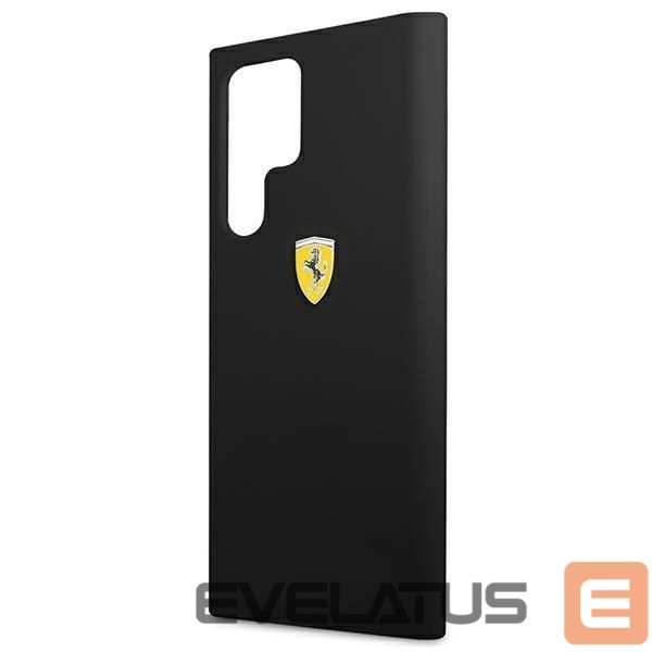 Aizmugurējais vāciņš Ferrari Ferrari FESSIHCS22LBK S22 Ultra S908 black/black hardcase On Track Silicone