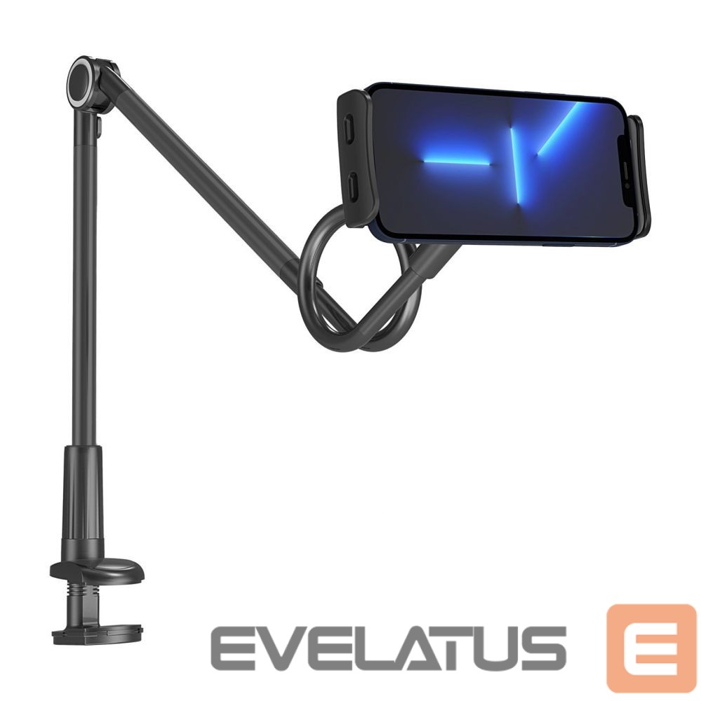 Auto turētājs Wozinsky Wozinsky Long Flexible Phone and Tablet Holder Black (WTHBK5)