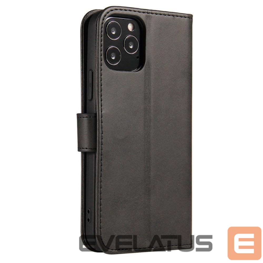 Aizmugurējais vāciņš Hurtel Magnet Case elegant case case cover with a flap and stand function OnePlus Ace black