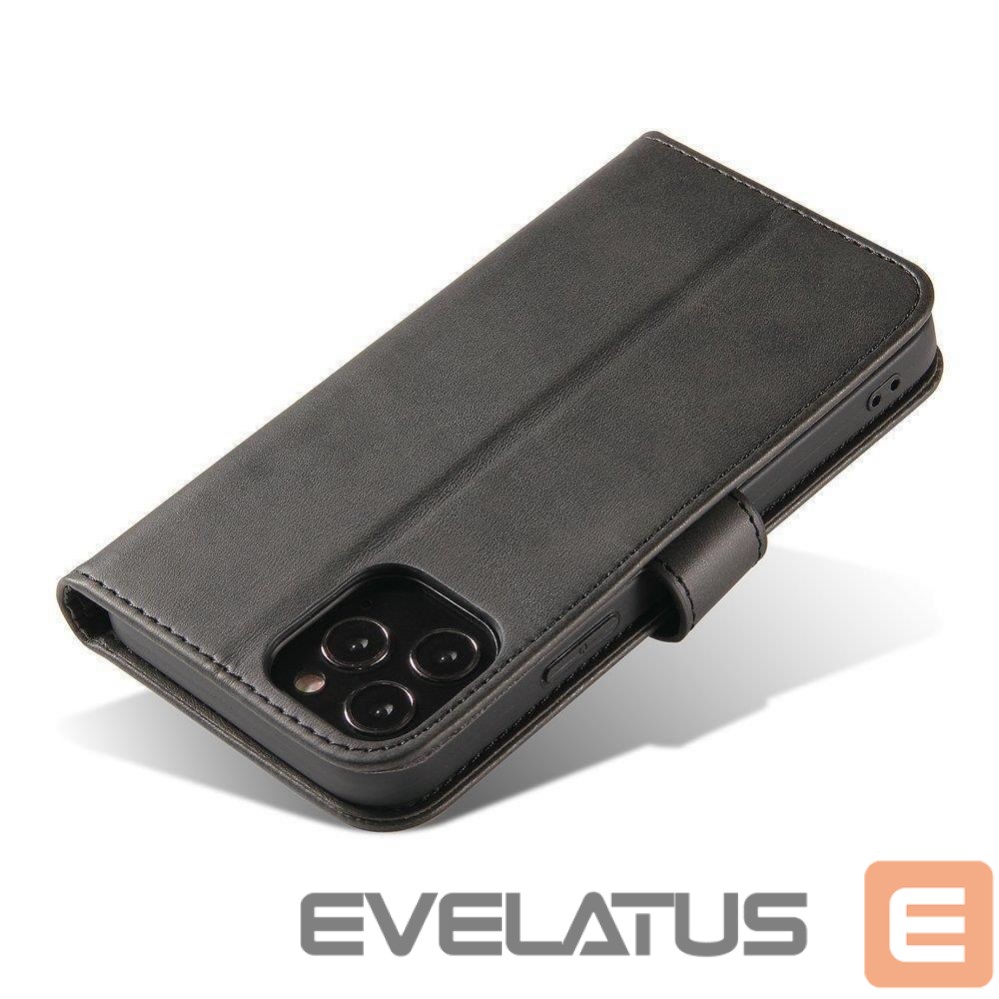 Aizmugurējais vāciņš Hurtel Magnet Case elegant case case cover with a flap and stand function OnePlus Ace black