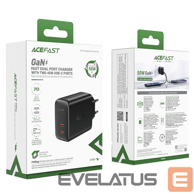 Adapteris Acefast Black