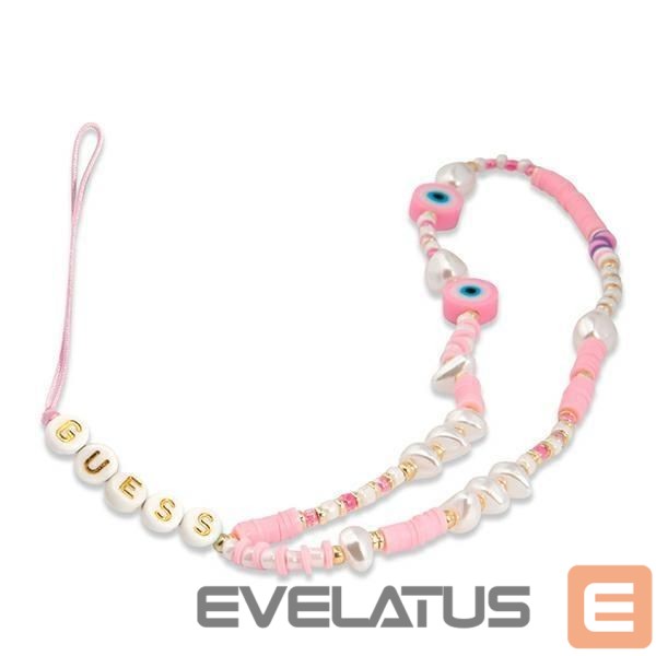 Citi Guess Guess pendant GUSTSHPP Phone Strap pink/pink Beads Shell