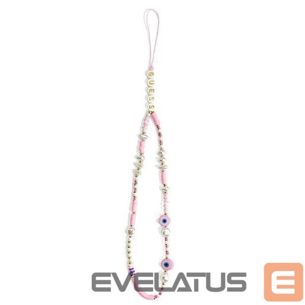 Citi Guess Guess pendant GUSTSHPP Phone Strap pink/pink Beads Shell