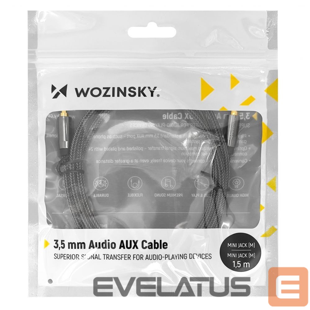 Kabelis Wozinsky 3 m \ Black