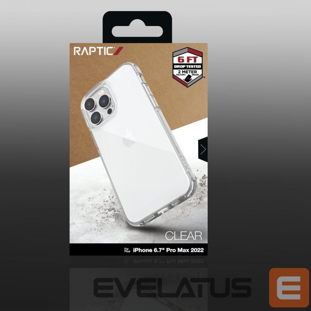 Aizmugurējais vāciņš Raptic X-Doria Transparent