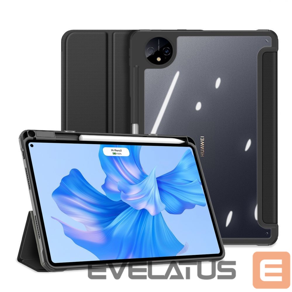 Aizmugurējais vāciņš Dux Ducis Dux Ducis Toby Case for Huawei MatePad Pro 11'' (2022) Cover with S Pen Pen Smart Cover Stand Black