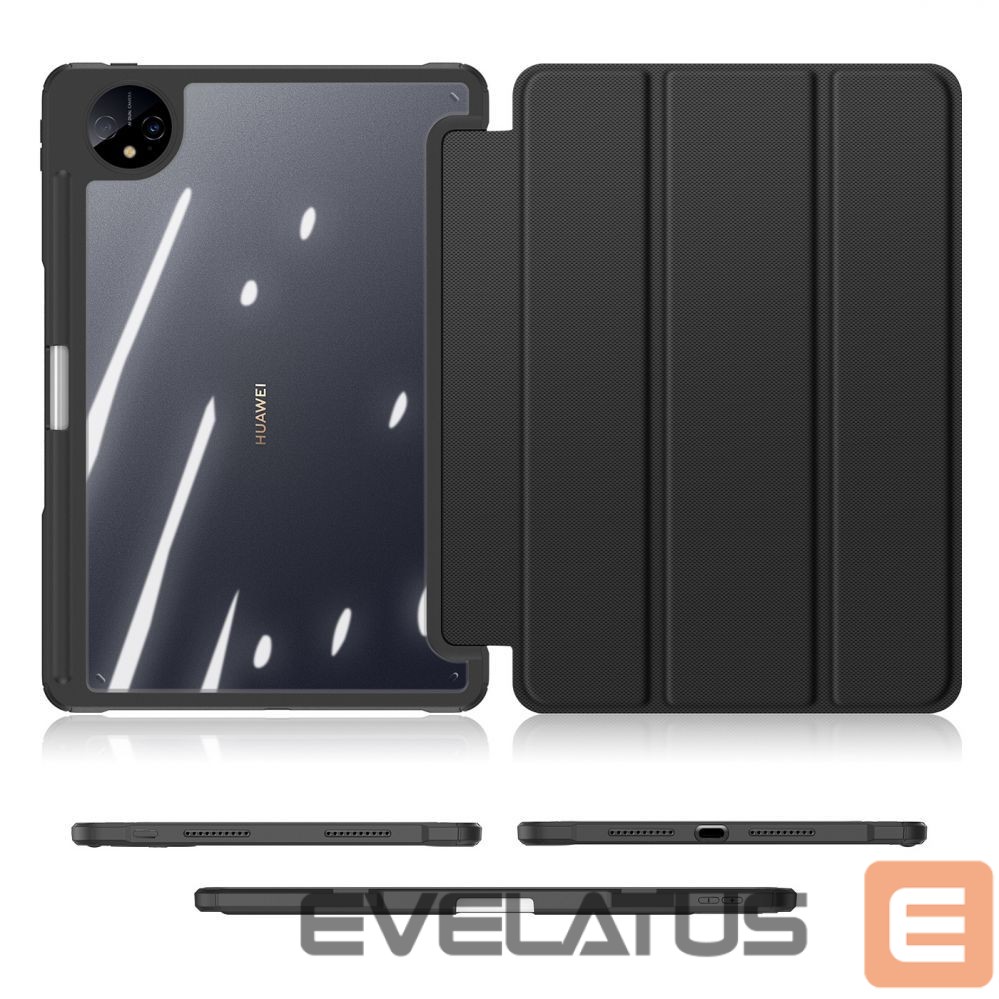 Aizmugurējais vāciņš Dux Ducis Dux Ducis Toby Case for Huawei MatePad Pro 11'' (2022) Cover with S Pen Pen Smart Cover Stand Black