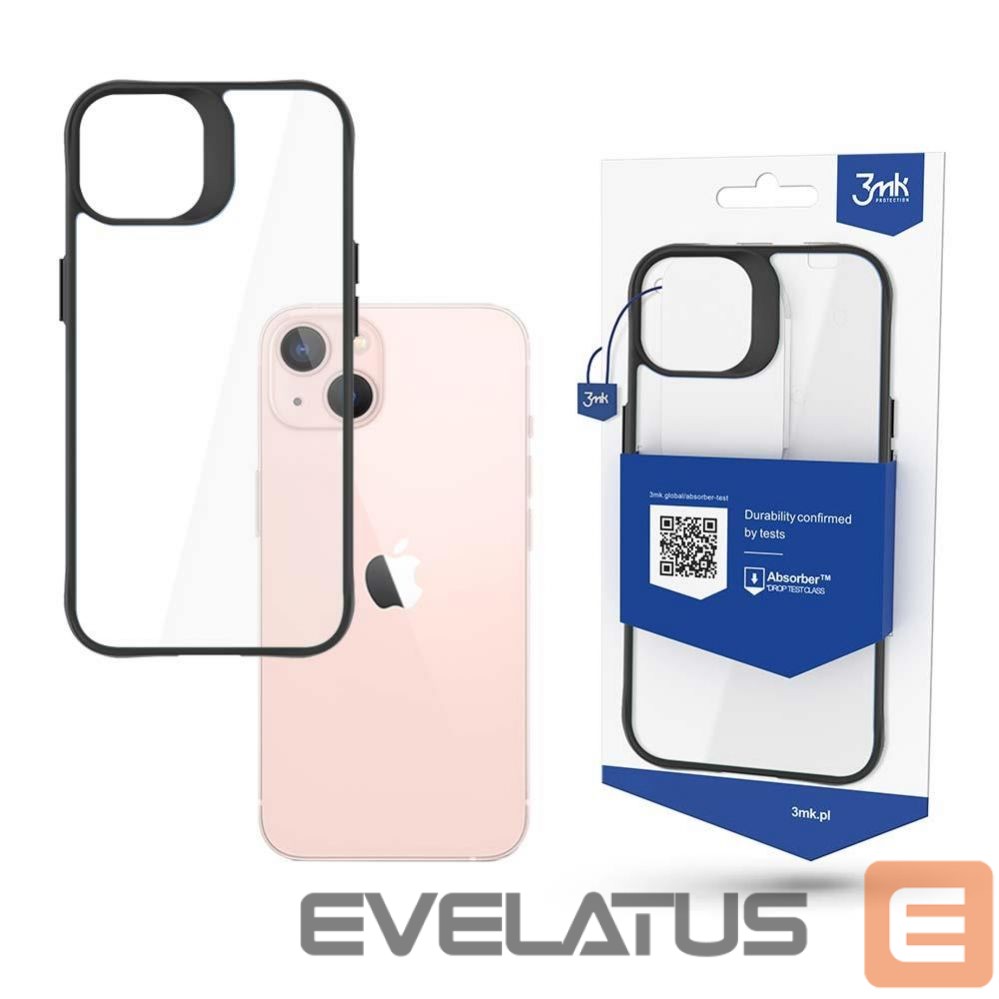 Aizmugurējais vāciņš 3MK 3mk Satin Armor Case+ Series iPhone 14 Plus - Black