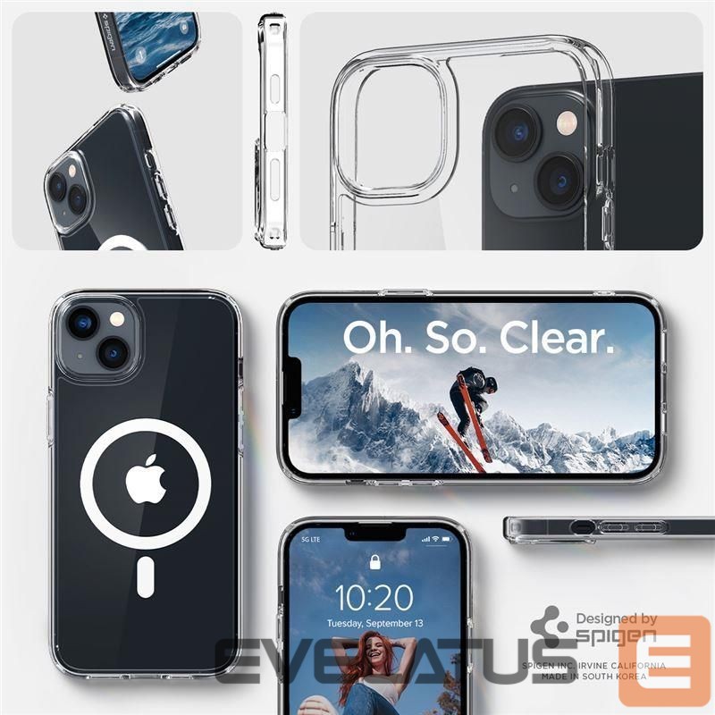 Aizmugurējais vāciņš Spigen Transparent || White