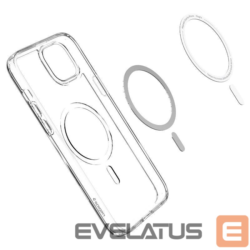 Aizmugurējais vāciņš Spigen Transparent || White