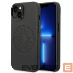 Aizmugurējais vāciņš Karl Lagerfeld  Karl Lagerfeld Leather Perforated Logo Case for iPhone 14 Plus - Black 