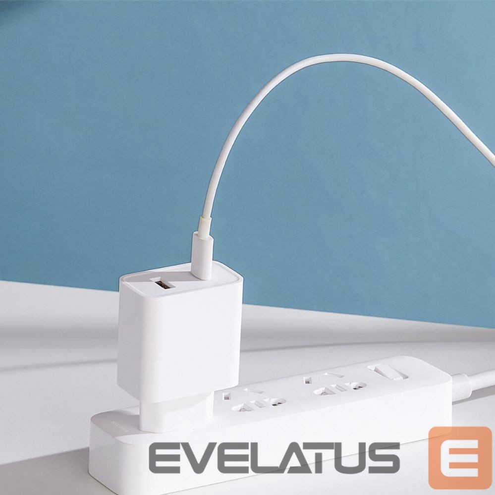 Kabelis Xiaomi Xiaomi Travel Charger Combo fast charger USB-A / USB-C 33W PD white (BHR4996GL)