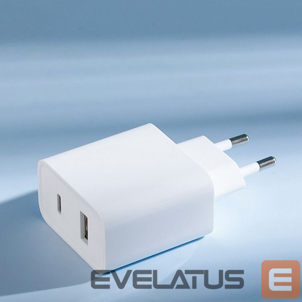 Kabelis Xiaomi Xiaomi Travel Charger Combo fast charger USB-A / USB-C 33W PD white (BHR4996GL)