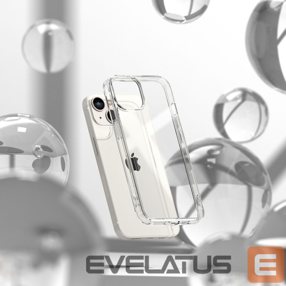 Aizmugurējais vāciņš Ringke Ringke Fusion Matte case iPhone 14 Plus cover with a gel frame gray