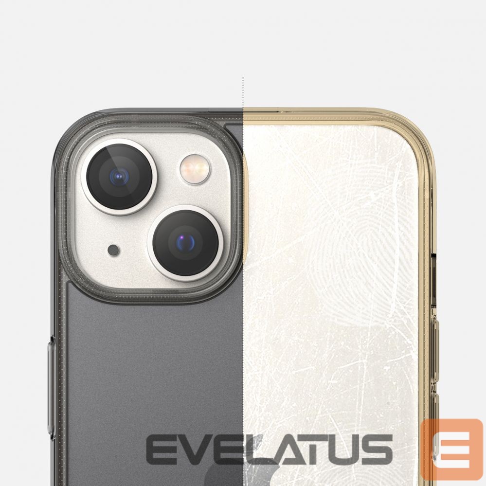 Aizmugurējais vāciņš Ringke Ringke Fusion Matte case iPhone 14 Plus cover with a gel frame gray