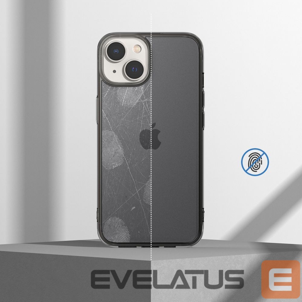 Aizmugurējais vāciņš Ringke Ringke Fusion Matte case iPhone 14 Plus cover with a gel frame gray