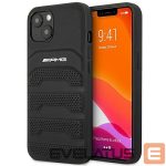 Aizmugurējais vāciņš Mercedes-Benz  AMG AMHCP14MGSEBK iPhone 14 Plus 6,7 "black / black hardcase Leather Debossed Lines 