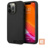 Aizmugurējais vāciņš Mercedes-Benz  AMG AMHCP14XDOLBK iPhone 14 Pro Max 6.7 "black / black hardcase Leather Hot Stamped 