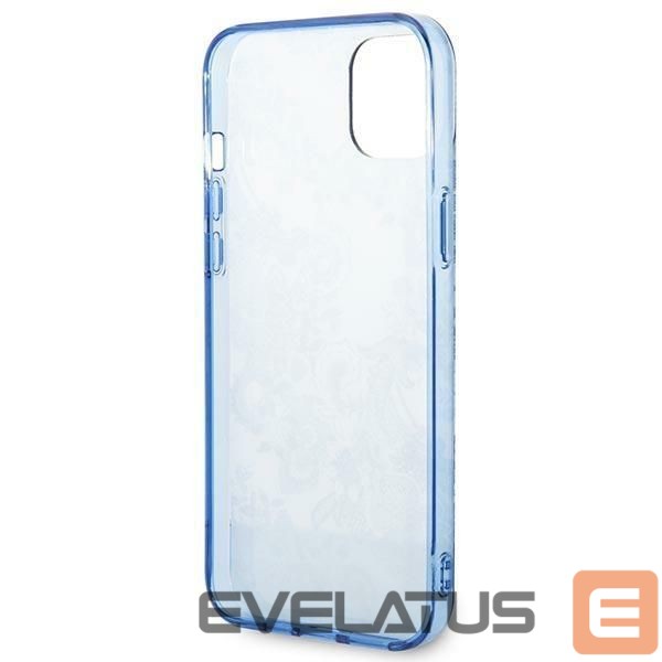 Aizmugurējais vāciņš Guess Guess GUHCP14MHGPLHB iPhone 14 Plus 6.7" blue/blue hardcase Porcelain Collection