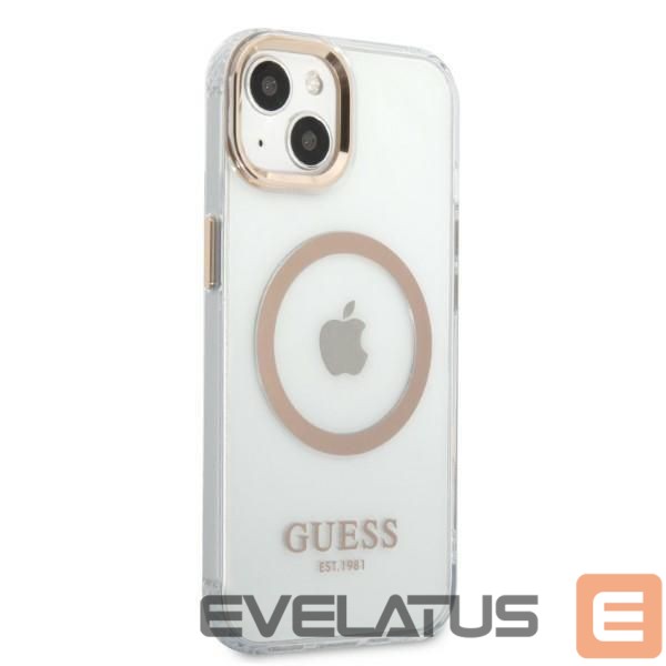 Aizmugurējais vāciņš Guess Gold || Transparent