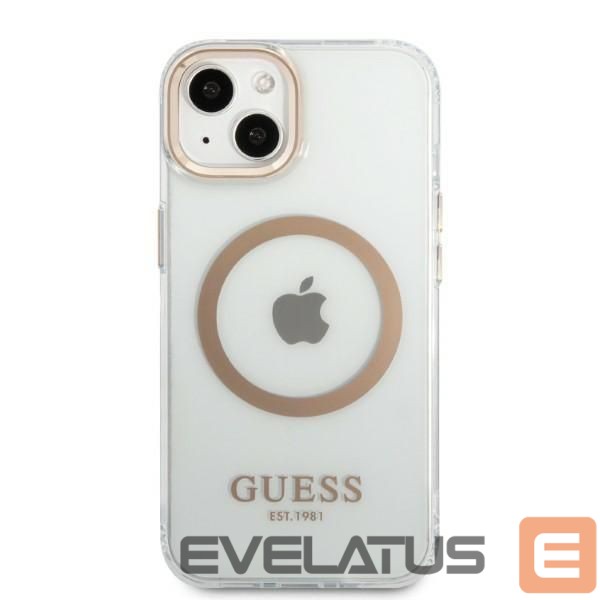 Aizmugurējais vāciņš Guess Gold || Transparent